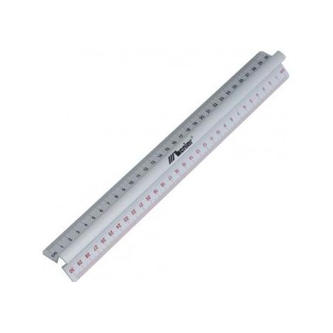 Linijka Leniar z uchwytem aluminiowa 30cm dwustronna